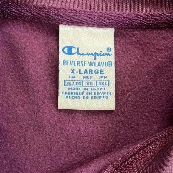 Champion Reverse Weave C Logo Cropped  Sweater Size XL - Picture 9 of 9